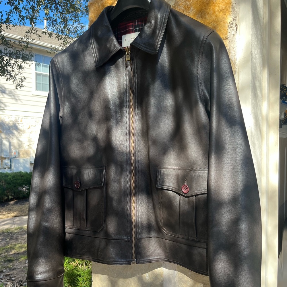 RM Williams A-2 Leather Jacket